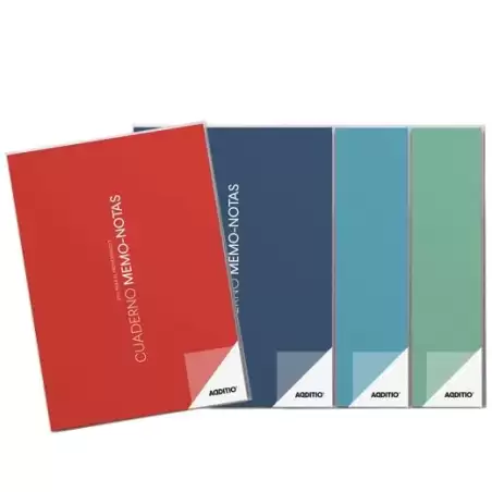 (P152) ADDITIO CUADERNO MEMO-NOTAS A4 PARA EL PROFESORADO PVC 128 PÁGINAS C/SURTIDOS