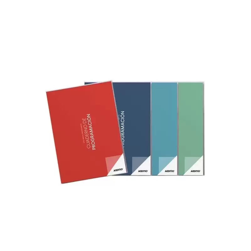 (P202) ADDITIO CUADERNO DE PROGRAMACIÓN A4 PARA EL PROFESORADO 96 PÁGINAS PVC C/SURTIDOS