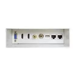 (A127-0340) AISENS CAJA DE CONEXIONES VGA - 2 HDMI - JACK 3.5 - RCA - 1 USB - 2 RJ45