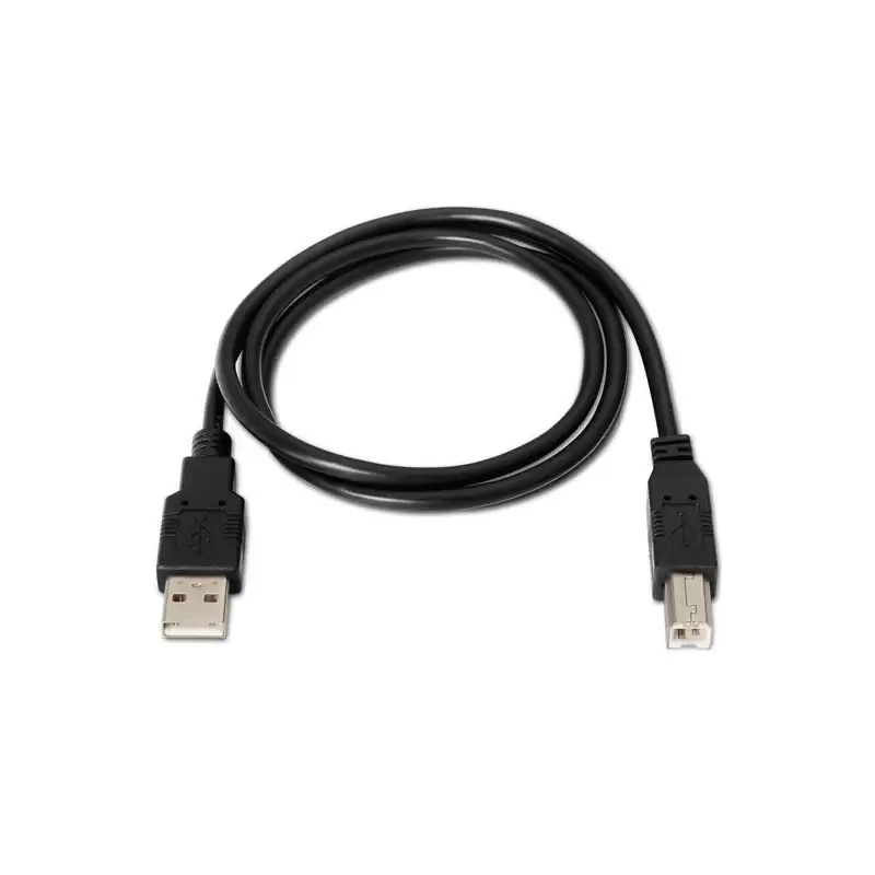 (A101-0006) AISENS CABLE USB 2.0 IMPRESORA TIPO A/M - B/M NEGRO 1