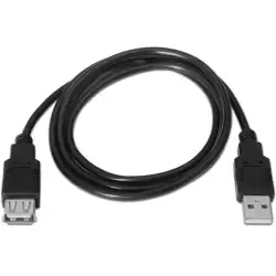 (A101-0017) AISENS CABLE PROLONGADOR USB 2.0 TIPO A/M - A/H NEGRO 3