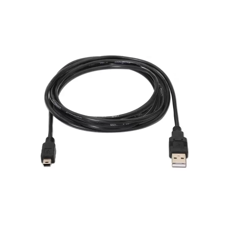 (A101-0024) AISENS CABLE USB 2.0 TIPO A/M - MINI B/M NEGRO 1