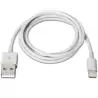 (A102-0035) AISENS CABLE LIGHTNING A USB 2.0 LIGHTNING/M - USB A/M BLANCO 1