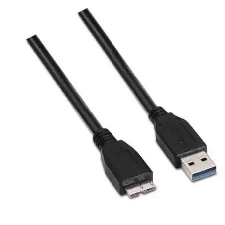 (A105-0043) AISENS CABLE USB 3.0 TIPO A/M - MICRO B/M NEGRO 1