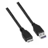 (A105-0043) AISENS CABLE USB 3.0 TIPO A/M - MICRO B/M NEGRO 1