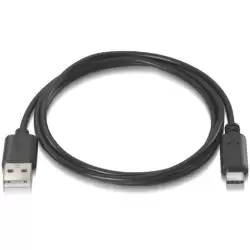 (A107-0051) AISENS CABLE USB 2.0 3A TIPO USB-C/M - A/M NEGRO 1