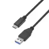(A107-0060) AISENS CABLE USB 3.1 GEN2 10GBPS 3A TIPO USB-C/M - A/M NEGRO 1