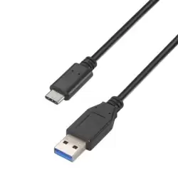 (A107-0449) AISENS CABLE USB 3.1 GEN2 10GBPS 3A TIPO USB-C/M - A/M NEGRO 0
