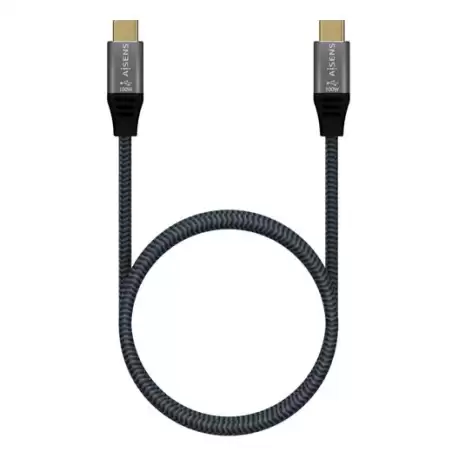 (A107-0671) AISENS CABLE USB 3.2 5A 100W 8K@30HZ TIPO USB-C/M - USB-C/M GRIS 1