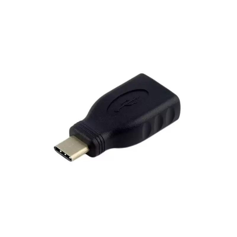 (A108-0323) AISENS ADAPTADOR USB 3.1 GEN1 5GBPS 3A TIPO USB-C/M - A/H NEGRO