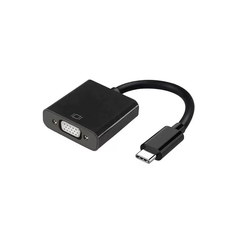 (A109-0347) AISENS CONVERSOR USB-C A VGA USB-C/M - HDB15/H NEGRO 15CM