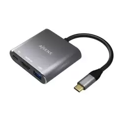 (A109-0669) AISENS CONVERSOR USB-C A HDMI/USB-C/TIPO A USB 3.0