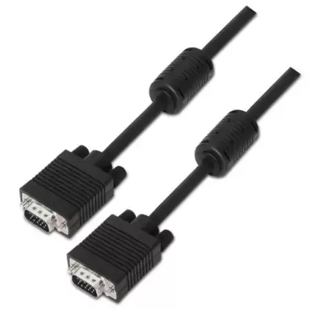 (A113-0071) AISENS CABLE SVGA CON FERRITA  HDB15/M - HDB15/M NEGRO 1
