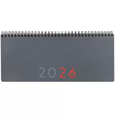 (625515026) FINOCAM PLANIFICADOR AGENDA + NOTAS 290X116MM SEMANA VISTA GRIS 2026
