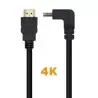 (A120-0457) AISENS CABLE HDMI V2.0 ACODADO PREMIUM ALTA VELOCIDAD HEC 4K@60HZ 18GBPS A/M - A/M NEGRO 2M