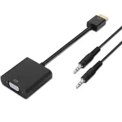 (A122-0126) AISENS CONVERSOR HDMI A SVGA + AUDIO