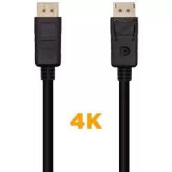 (A124-0129) AISENS CABLE DISPLAYPORT V1.2 4K@60HZ DP/M - DP/M NEGRO 2