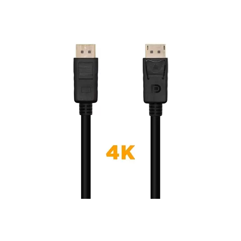 (A124-0129) AISENS CABLE DISPLAYPORT V1.2 4K@60HZ DP/M - DP/M NEGRO 2