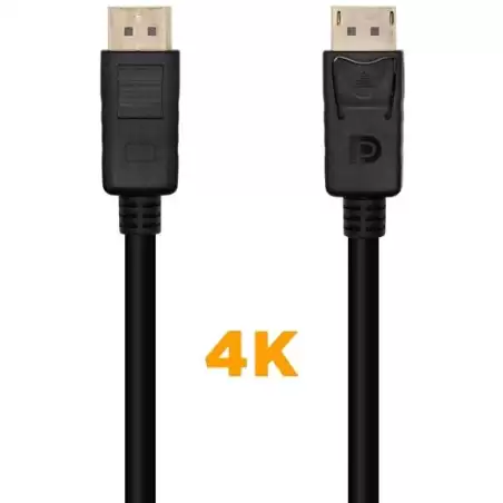 (A124-0129) AISENS CABLE DISPLAYPORT V1.2 4K@60HZ DP/M - DP/M NEGRO 2