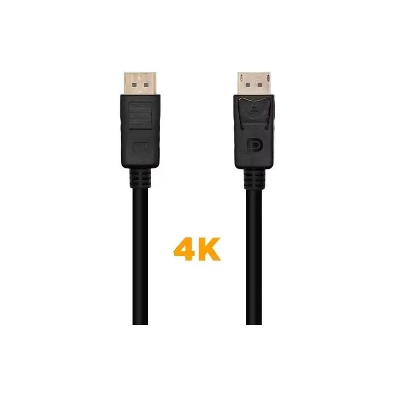 (A124-0388) AISENS CABLE DISPLAYPORT V1.2 4K@60HZ DP/M - DP/M NEGRO 10