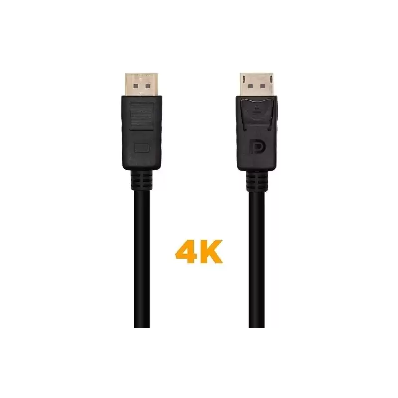 (A124-0548) AISENS CABLE DISPLAYPORT V1.2 4K@60HZ DP/M - DP/M NEGRO 0