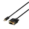 (A125-0362) AISENS CABLE CONVERSOR MINI DISPLAYPORT A VGA DP/M - VGA/M NEGRO 2