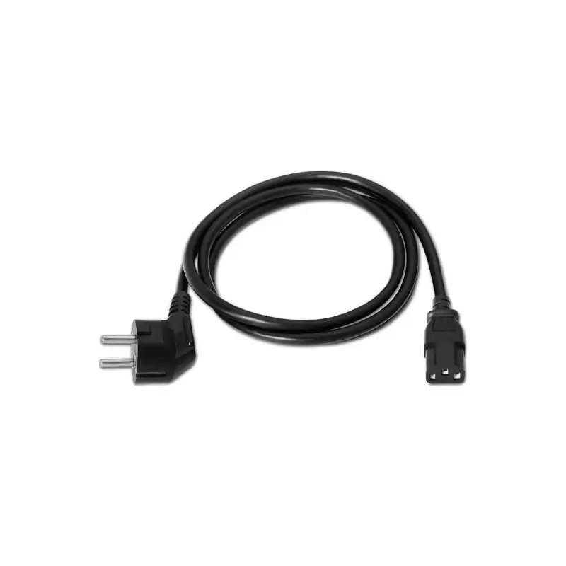 (A132-0167) AISENS CABLE ALIMENTACIÓN CPU CEE7/M - C13/H NEGRO 1