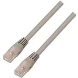 (A133-0177) AISENS CABLE DE RED LATIGUILLO RJ45 CAT.5E UTP AWG24 GRIS 1