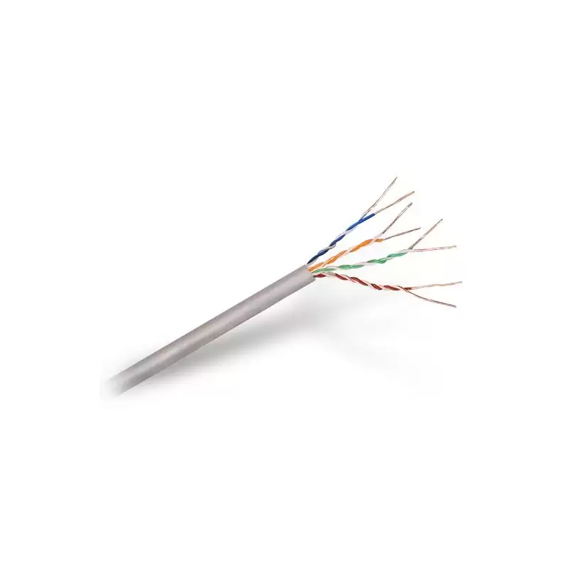 (A133-0209) AISENS BOBINA DE CABLE DE RED RJ45 CAT.5E UTP RÍGIDO AWG24 PARA INSTALACIÓN GRIS 305M