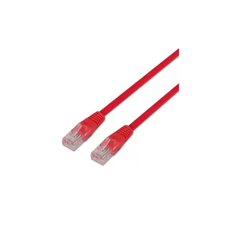 (A135-0238) AISENS CABLE DE RED LATIGUILLO RJ45 CAT.6 UTP AWG24 ROJO 1