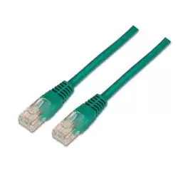 (A135-0245) AISENS CABLE DE RED LATIGUILLO RJ45 CAT.6 UTP AWG24 VERDE 0