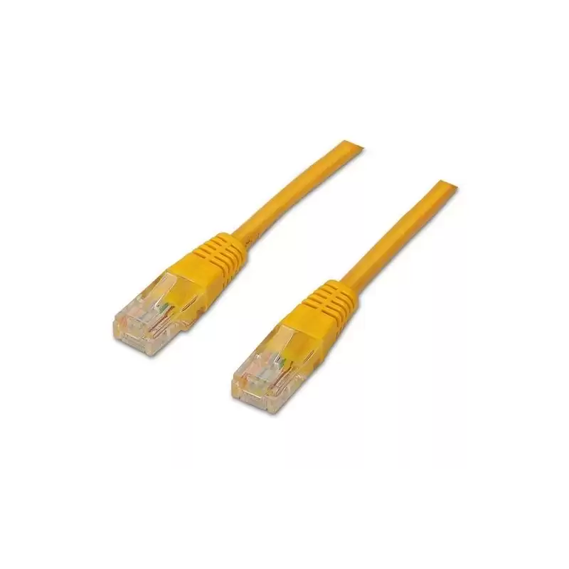 (A135-0254) AISENS CABLE DE RED LATIGUILLO RJ45 CAT.6 UTP AWG24 AMARILLO 1