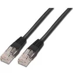 (A135-0259) AISENS CABLE DE RED LATIGUILLO RJ45 CAT.6 UTP AWG24 NEGRO 2