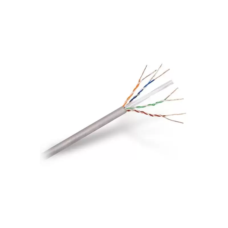 (A135-0261) AISENS BOBINA DE CABLE DE RED RJ45 CAT.6 UTP RÍGIDO AWG24 PARA INSTALACIÓN GRIS 100M