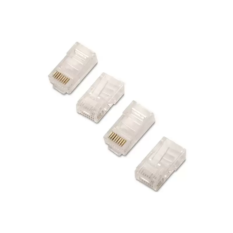 (A139-0297) AISENS CONECTOR RJ45 8 HILOS CAT.6 AWG24 (10 UDS)