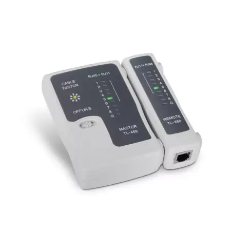 (A142-0312) AISENS TESTEADOR PARA CABLE R11/RJ12/R45 BLANCO