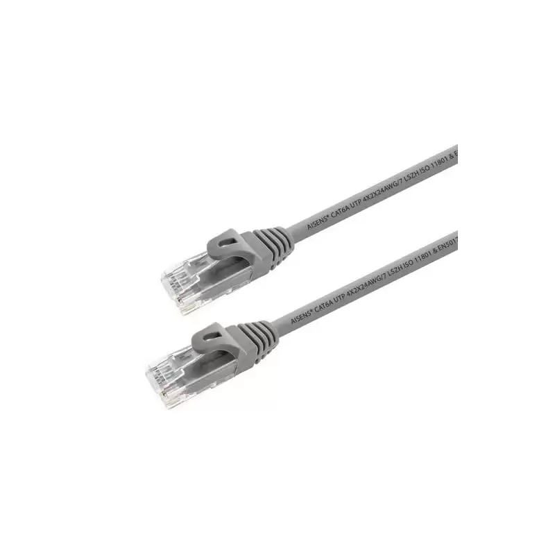 (A145-0326) AISENS CABLE DE RED LATIGUILLO RJ45 LSZH CAT.6A 500MHZ UTP AWG24 GRIS 1