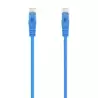 (A145-0575) AISENS CABLE DE RED LATIGUILLO RJ45 LSZH CAT.6A 500 MHZ UTP AWG24 AZUL 2