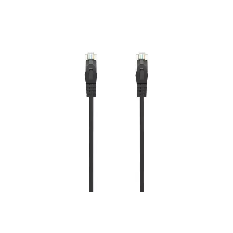 (A145-0584) AISENS CABLE DE RED LATIGUILLO RJ45 LSZH CAT.6 UTP AWG24 NEGRO 25 CM