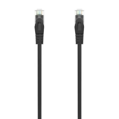 (A145-0584) AISENS CABLE DE RED LATIGUILLO RJ45 LSZH CAT.6 UTP AWG24 NEGRO 25 CM