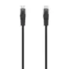 (A145-0584) AISENS CABLE DE RED LATIGUILLO RJ45 LSZH CAT.6 UTP AWG24 NEGRO 25 CM