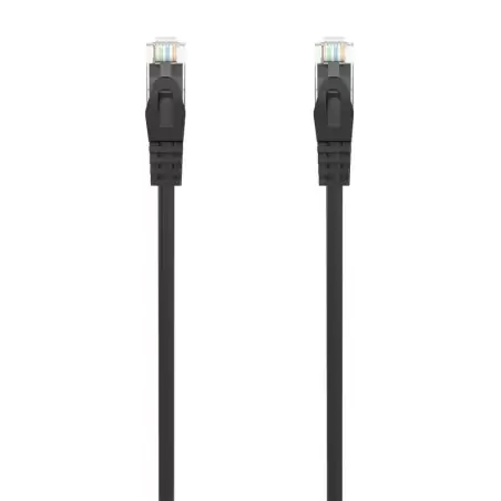 (A145-0585) AISENS CABLE DE RED LATIGUILLO RJ45 LSZH CAT.6 UTP AWG24 NEGRO 30 CM