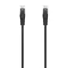 (A145-0586) AISENS CABLE DE RED LATIGUILLO RJ45 LSZH CAT.6 UTP AWG24 NEGRO 0