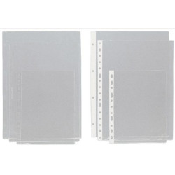 (05750004) GRAFOPLAS FUNDAS PLANOS A4 MULTITALADRO 11 PVC TRANSPARENTE -100U-