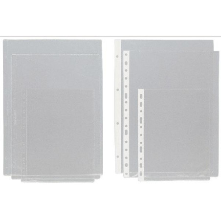 (05750004) GRAFOPLAS FUNDAS PLANOS A4 MULTITALADRO 11 PVC TRANSPARENTE -100U-