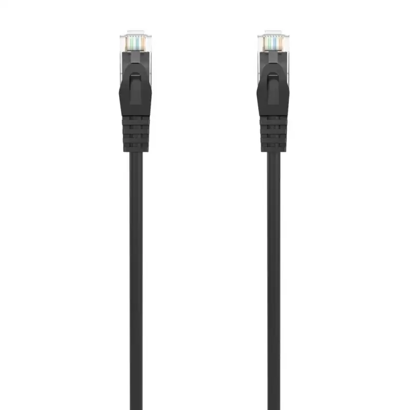 (A145-0587) AISENS CABLE DE RED LATIGUILLO RJ45 LSZH CAT.6 UTP AWG24 NEGRO 1