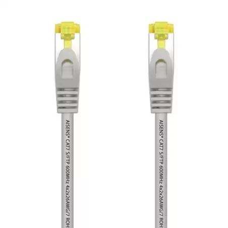 (A146-0334) AISENS CABLE DE RED LATIGUILLO RJ45 LSZH CAT.7 600MHZ S/FTP PIMF AWG26 GRIS 1
