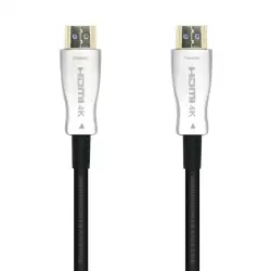 (A148-0378) AISENS CABLE HDMI V2.0 AOC (ACTIVE OPTICAL CABLE) PREMIUM ALTA VELOCIDAD HEC 4K@60HZ 18GBPS A/M - A/M NEGRO 20M