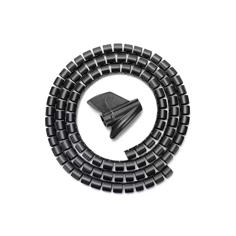 (A151-0406) AISENS ORGANIZADOR DE CABLE EN ESPIRAL 25MM NEGRO 1