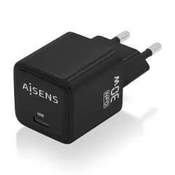 (ASCH-30W1P036-BK) AISENS CARGADOR GAN 30W